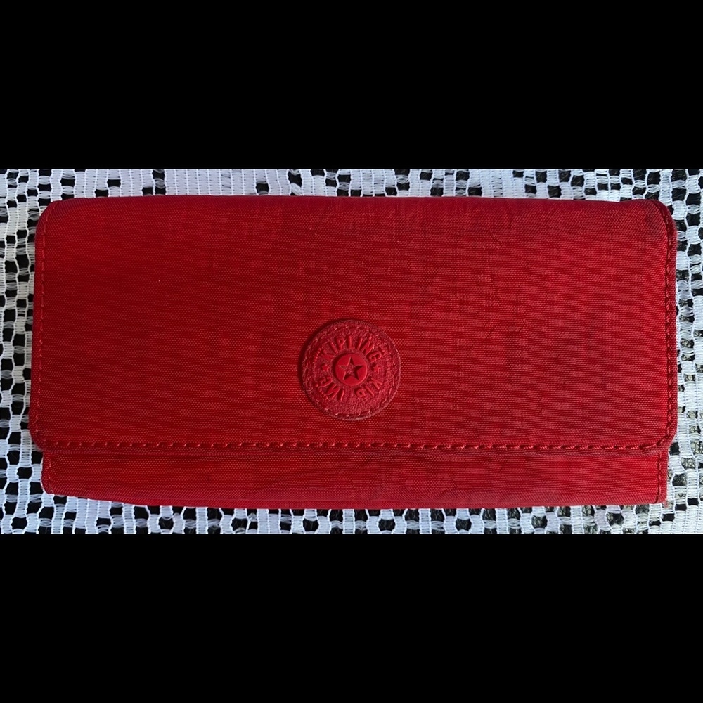 Authentic Kipling Trifold Long Wallet